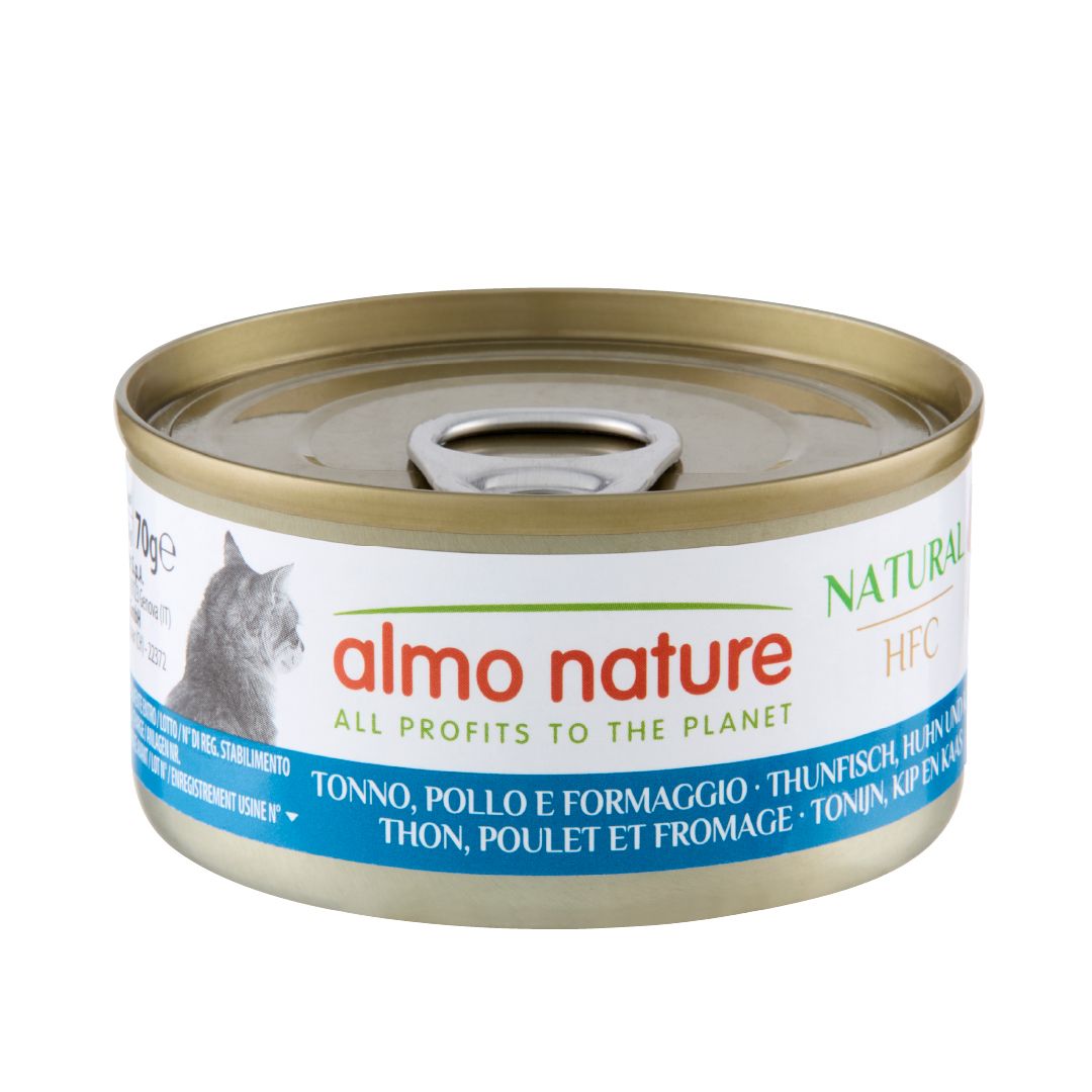 Almo Nature HFC Natural Thon & Huhn & Käse in Dose 70 g