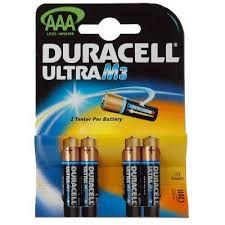 Duracell Alkaline 1.5V 4 Stück Micro AAA LR03 AM4 micro 