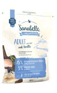 Sanabelle Adult mit Forelle