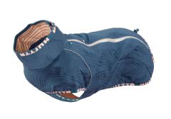Hurtta Quilted Jacket blau für bulldog-artige Hunde                