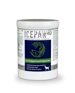 Icepaw Dog Grünlippmuschelpulver 500g                                                                                     