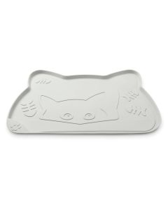 Freezack Napfunterlage Cat & Fishbone grau 50 x 32 cm 