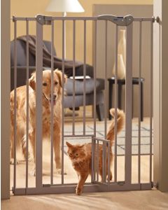 Dog Barrier Durchgangssperre mit Katzentür 107 cm