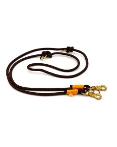 Tau Stil laisse fauve / jaune soleil longueur corde 2 m / largeur corde 8 mm