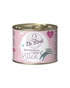 Dr. Link KITTEN viande de veau 200g avec fenouil doux + huile de lin 