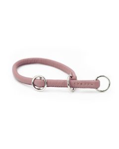 Maul collier point rond rose / argent 