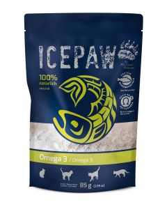 Icepaw Cat humide Omega 3 85g  