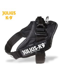 Julius K9 IDC-Powergeschirr schwarz mit K9 Security Lock