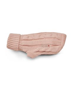 Wolters pull en tricot tresse rose 