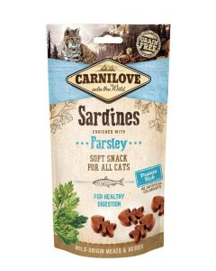 Carnilove Cat Adult Soft Snack sardine au persil 50g