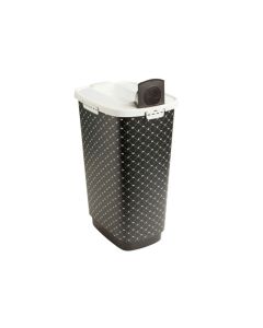 Rotho Tierfutter-Schüttdose 4.1 l FLO schwarz-weiss