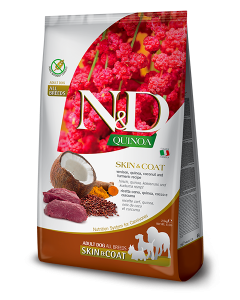 Farmina N&D Quinoa med/max cerf 7 kg Skin & Coat