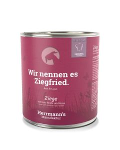 Herrmann's Hund Ziege Sensible Nassfutter für Hunde 