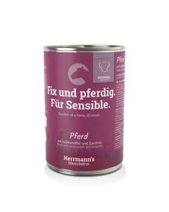 Herrmann's Hund Pferd Sensible Nassfutter für Hunde 