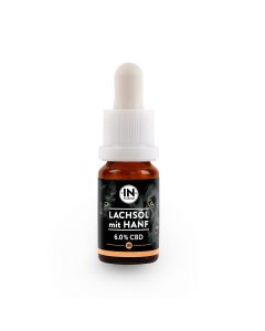 In-Fluence huile saumon 6% CBD 10 ml avec chanvre
