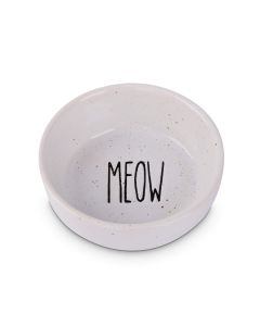 Freezack Napf Meow 450ml weiss für Katzen 