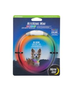 Nite lze NiteHowl LED-Halsband disc-o select, MINI, wiederaufladbar 