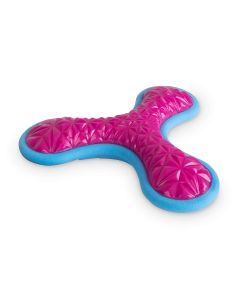 Freezack Hundespielzeug Tri-Flyer Pink / Blau 21cm 