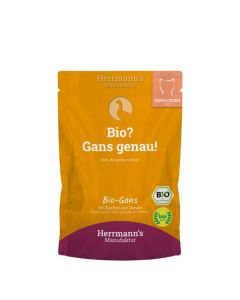 Herrmann's chat oie bio Adult 100g nourriture humide pour chats 