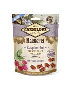 Carnilove Dog Adult Crunchy Snack maquereau aux framboises 200g