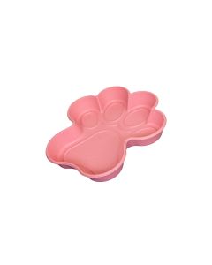 Piscine pour chien en forme de patte pink 