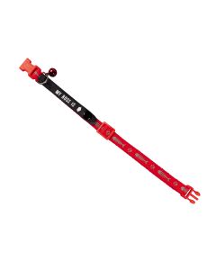 Nobby collier adresse pour chat rouge 20 - 30 cm, largeur 10 mm 