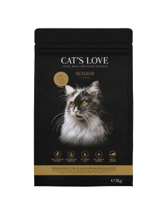 Cats Love croquettes Senior 2 kg canard