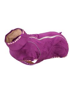 Hurtta Quilted Jacket violett für bulldog-artige Hunde                