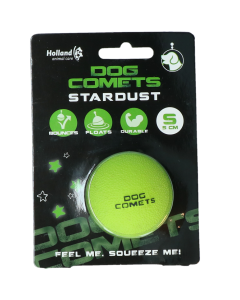 Dog Comets Ball Stardust grün S Ø 5 cm