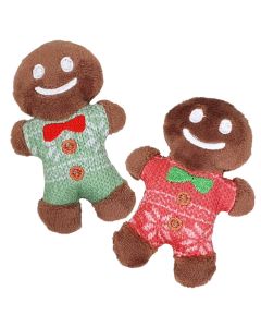 Jouet pour chat Nobby Xmas Gingerbread Man, lot de 2