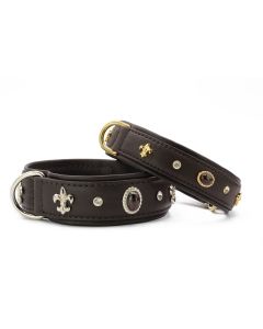 Maul Collier Dark Diamond  brun foncé / or
