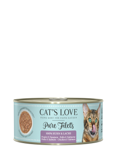 Cats Love FILET Pur Huhn & Lachs 100 g  