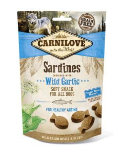 Carnilove Dog Adult Soft Snack sardines à l'ail des ours 200g