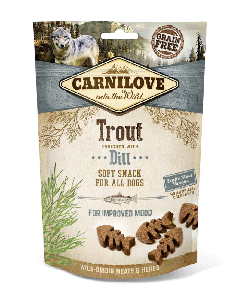 Carnilove Dog Adult Soft Snack Forelle mit Dill 200g 