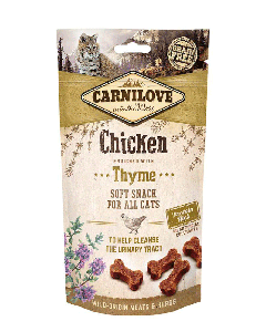 Carnilove Cat Adult Soft Snack Huhn mit Thymian 50g 