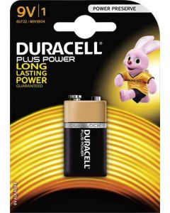 Duracell Alkaline 9V E-Block 9V 6LR61 LR22 bloc 