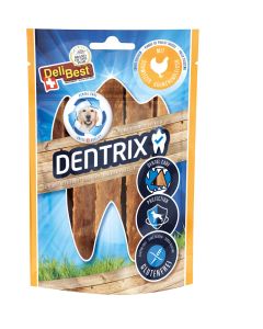 DeliBest Dentrix Schweizer Hähnchen 70 g Hundesnack zur Zahnreinigung 