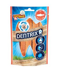 DeliBest Dentrix Lachs 70 g Hundesnack zur Zahnreinigung 