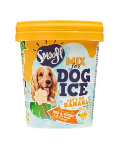 Smoofl glace pour chien Banana Mix  