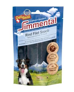 DeliBest Simmentaler Rind Filet Snacks 90g Snack für Hunde und Katzen 