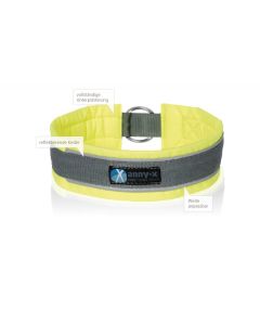 Anny-X collier d'arrêt de traction Prote jaune lumineux/gris