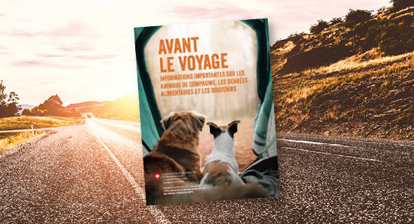 Brochure: Avant le voyage – Informations importantes sur les animaux