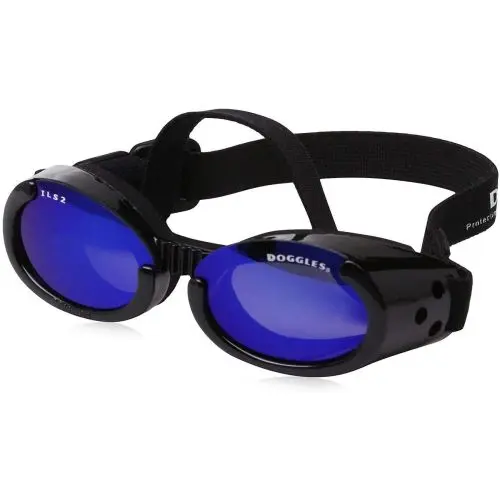 Doggles lunette de soleil noir XL UV 100 Anti Fog dogue terre neuvien ca 45 kg MEIKO