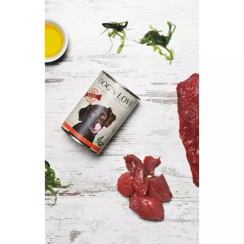 Dogs Love BARF boeuf pur 400g sans cereales MEIKO